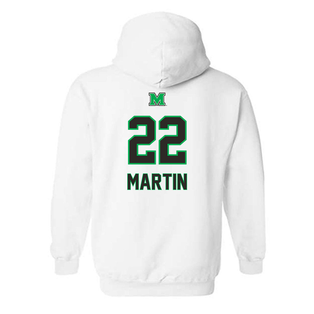 Marshall - NCAA Football : Kerion Martin - Generic Shersey Hooded Sweatshirt-1