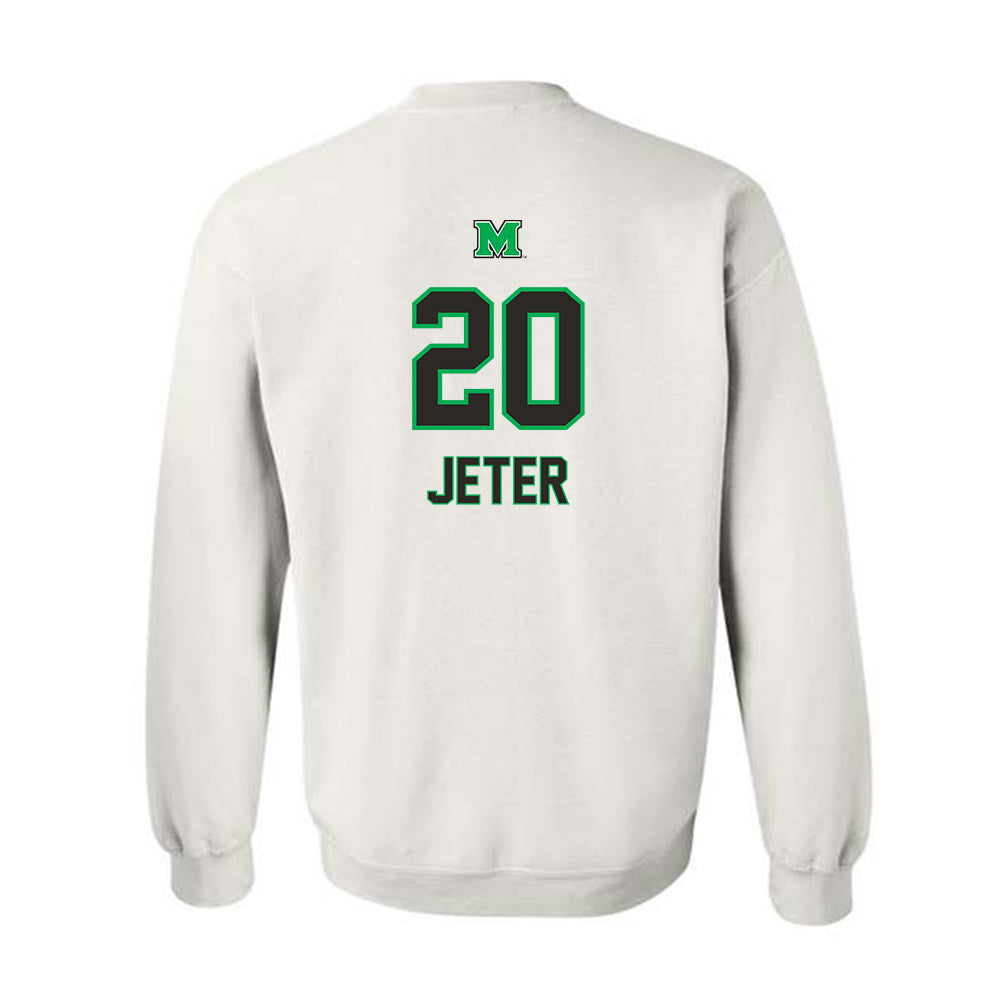 Marshall - NCAA Football : Tashawn Jeter - Generic Shersey Crewneck Sweatshirt