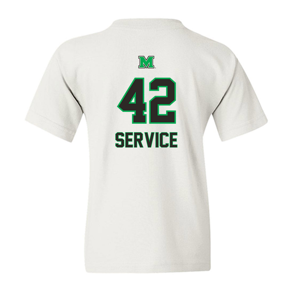 Marshall - NCAA Baseball : Oliver Service - Generic Shersey Youth T-Shirt-1