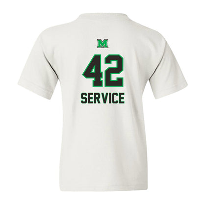 Marshall - NCAA Baseball : Oliver Service - Generic Shersey Youth T-Shirt-1
