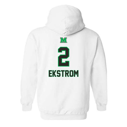 Marshall - NCAA Women's Soccer : Kajsa Ekstrom - Generic Shersey Hooded Sweatshirt