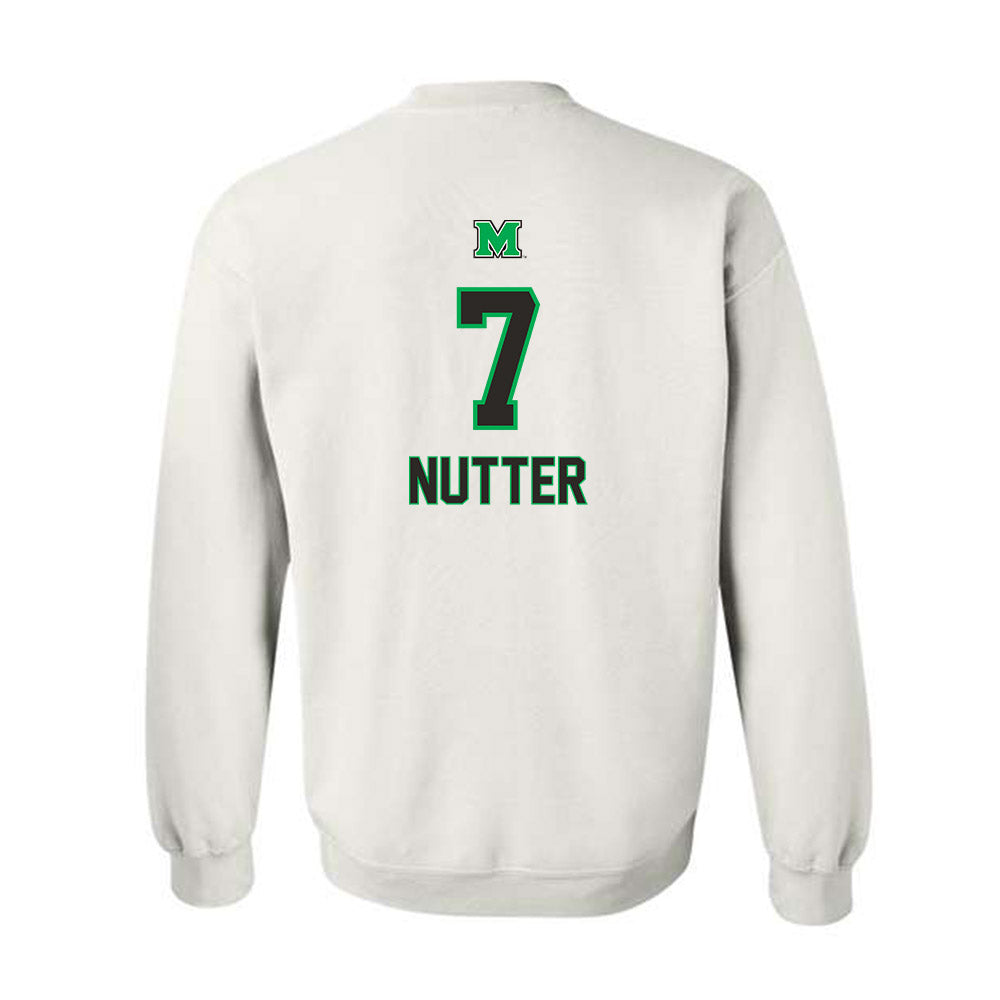 Marshall - NCAA Men's Basketball : Ryan Nutter - Generic Shersey Crewneck Sweatshirt