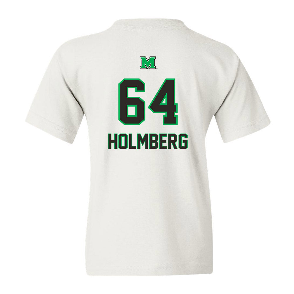 Marshall - NCAA Football : TJ Holmberg - Generic Shersey Youth T-Shirt