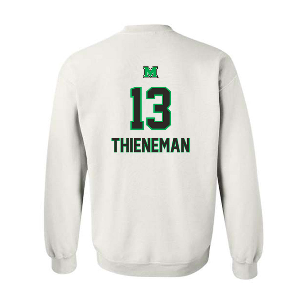 Marshall - NCAA Men's Basketball : Creighton Thieneman - Generic Shersey Crewneck Sweatshirt