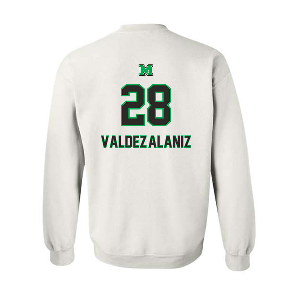 Marshall - NCAA Football : Joshua Valdez-alaniz - Generic Shersey Crewneck Sweatshirt