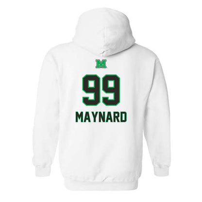 Marshall - NCAA Softball : Mackenzie Maynard - Generic Shersey Hooded Sweatshirt-1