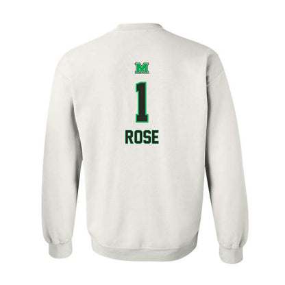 Marshall - NCAA Men's Soccer : Dan Rose - Generic Shersey Crewneck Sweatshirt-1