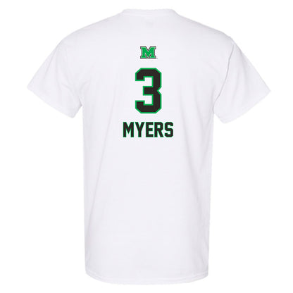 Marshall - NCAA Football : Marvae Myers - Generic Shersey T-Shirt-1