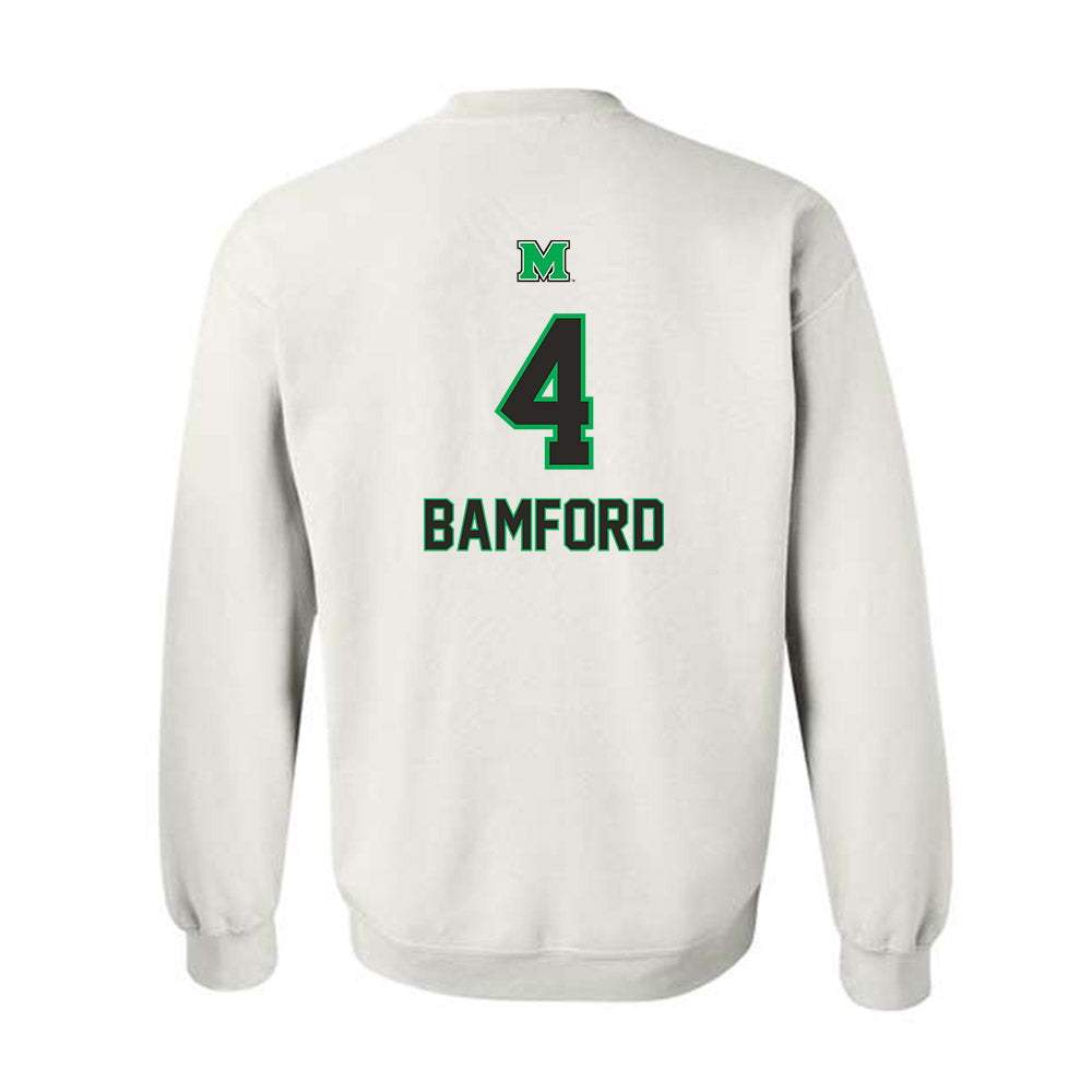 Marshall - NCAA Men's Soccer : Alex Bamford - Generic Shersey Crewneck Sweatshirt