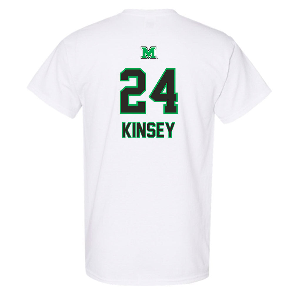 Marshall - NCAA Men's Basketball : Taevion Kinsey - Generic Shersey T-Shirt