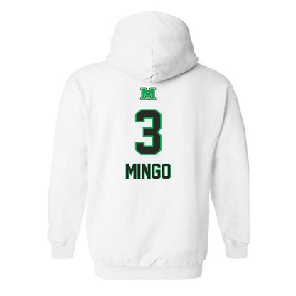 Marshall - NCAA Men's Basketball : Dezayne Mingo - Generic Shersey Hooded Sweatshirt