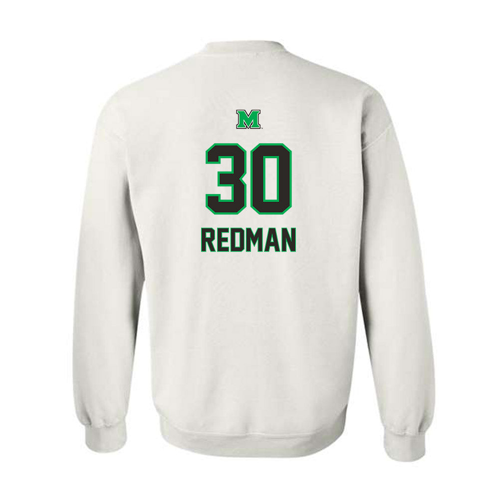 Marshall - NCAA Women's Basketball : Aarionna Redman - Generic Shersey Crewneck Sweatshirt