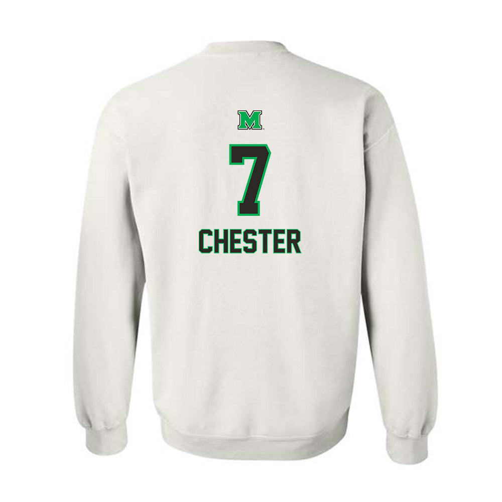 Marshall - NCAA Football : Carl Chester - Generic Shersey Crewneck Sweatshirt