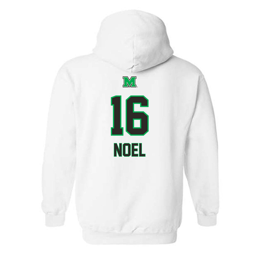 Marshall - NCAA Men's Soccer : Larry Noel - Generic Shersey Hooded Sweatshirt-1