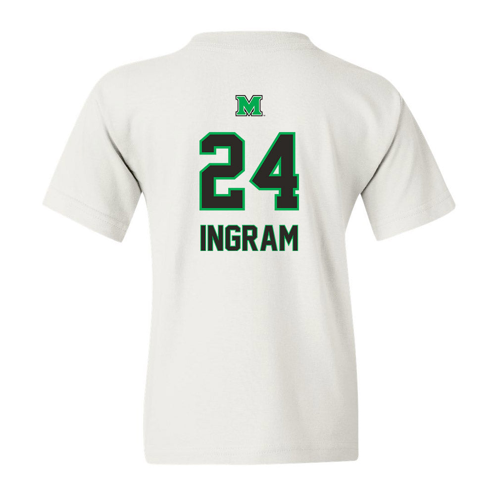 Marshall - NCAA Women's Basketball : Kassie Ingram - Generic Shersey Youth T-Shirt