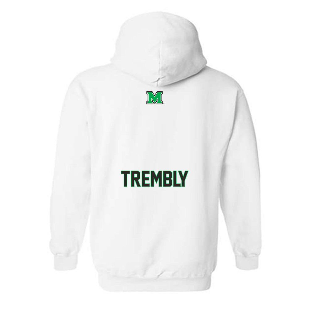 Marshall - NCAA Men's Track & Field : Chase Trembly - Generic Shersey Hooded Sweatshirt-1