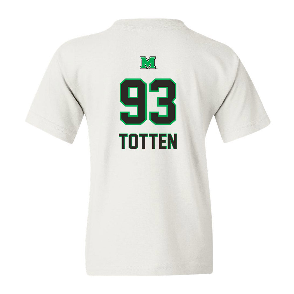 Marshall - NCAA Football : Nathan Totten - Generic Shersey Youth T-Shirt