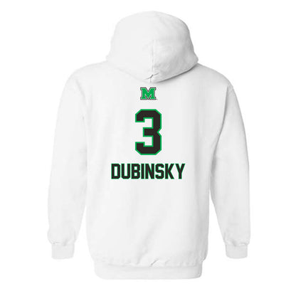 Marshall - NCAA Men's Basketball : Wilson Dubinsky - Generic Shersey Hooded Sweatshirt-1