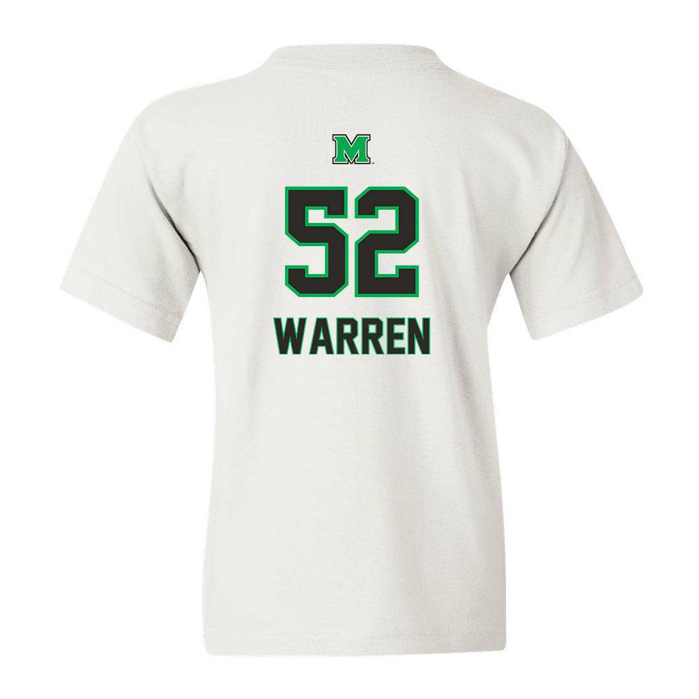 Marshall - NCAA Football : Mikailin Warren - Generic Shersey Youth T-Shirt