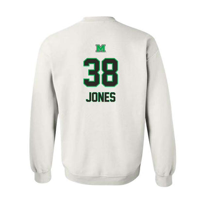 Marshall - NCAA Football : KJ Jones - Generic Shersey Crewneck Sweatshirt-1