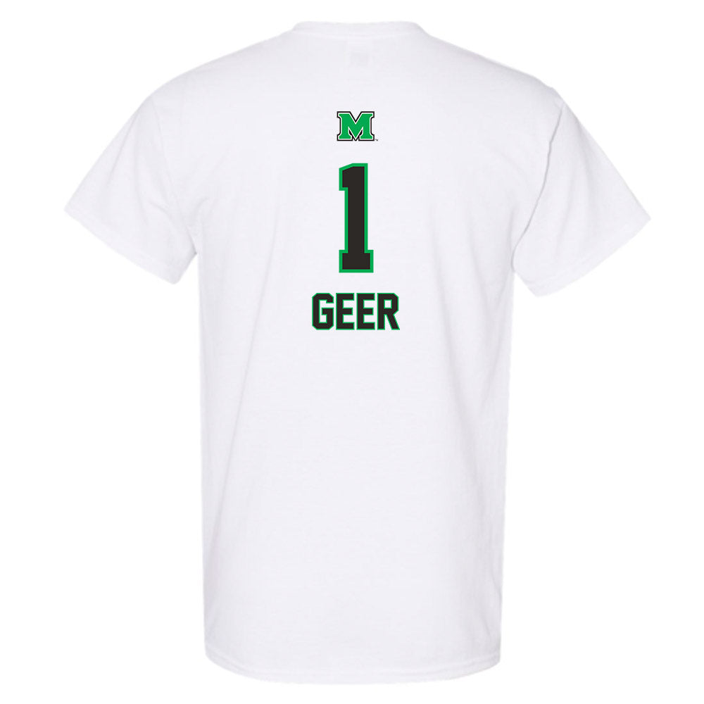 Marshall - NCAA Women's Volleyball : Audrey Geer - Generic Shersey T-Shirt-1