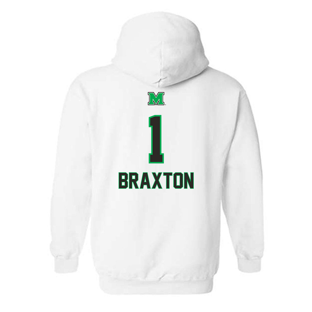 Marshall - NCAA Football : Braylon Braxton - Generic Shersey Hooded Sweatshirt