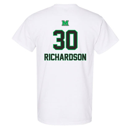 Marshall - NCAA Baseball : Hunter Richardson - Generic Shersey T-Shirt-1