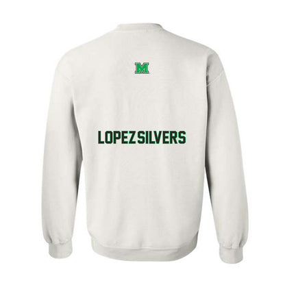 Marshall - NCAA Women's Swimming & Diving : Leigh Lopez-Silvers - Generic Shersey Crewneck Sweatshirt