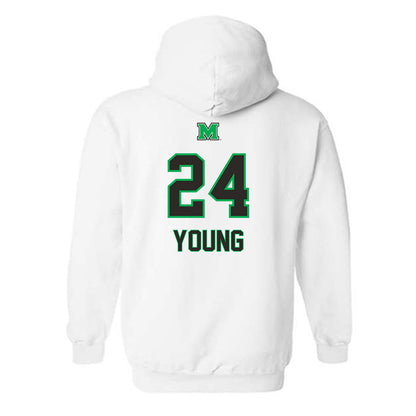 Marshall - NCAA Football : Randy Young - Generic Shersey Hooded Sweatshirt