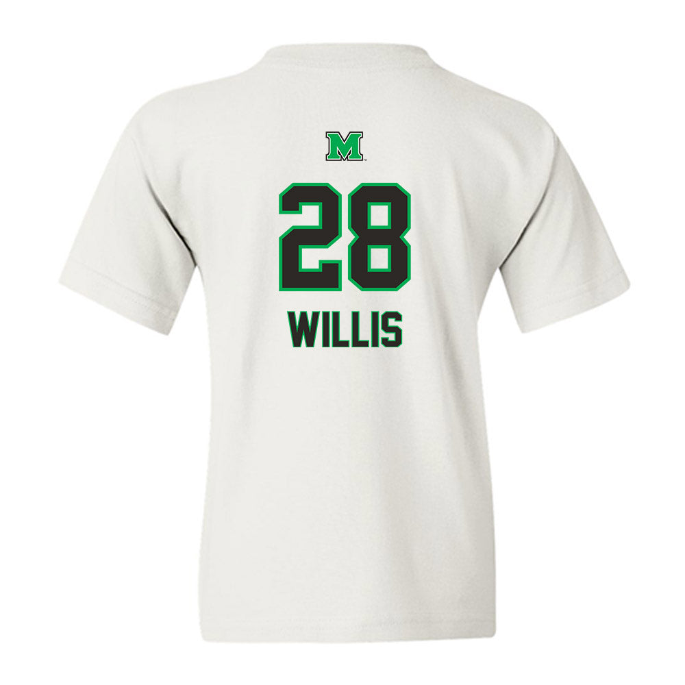 Marshall - NCAA Football : AD Willis - Generic Shersey Youth T-Shirt-1