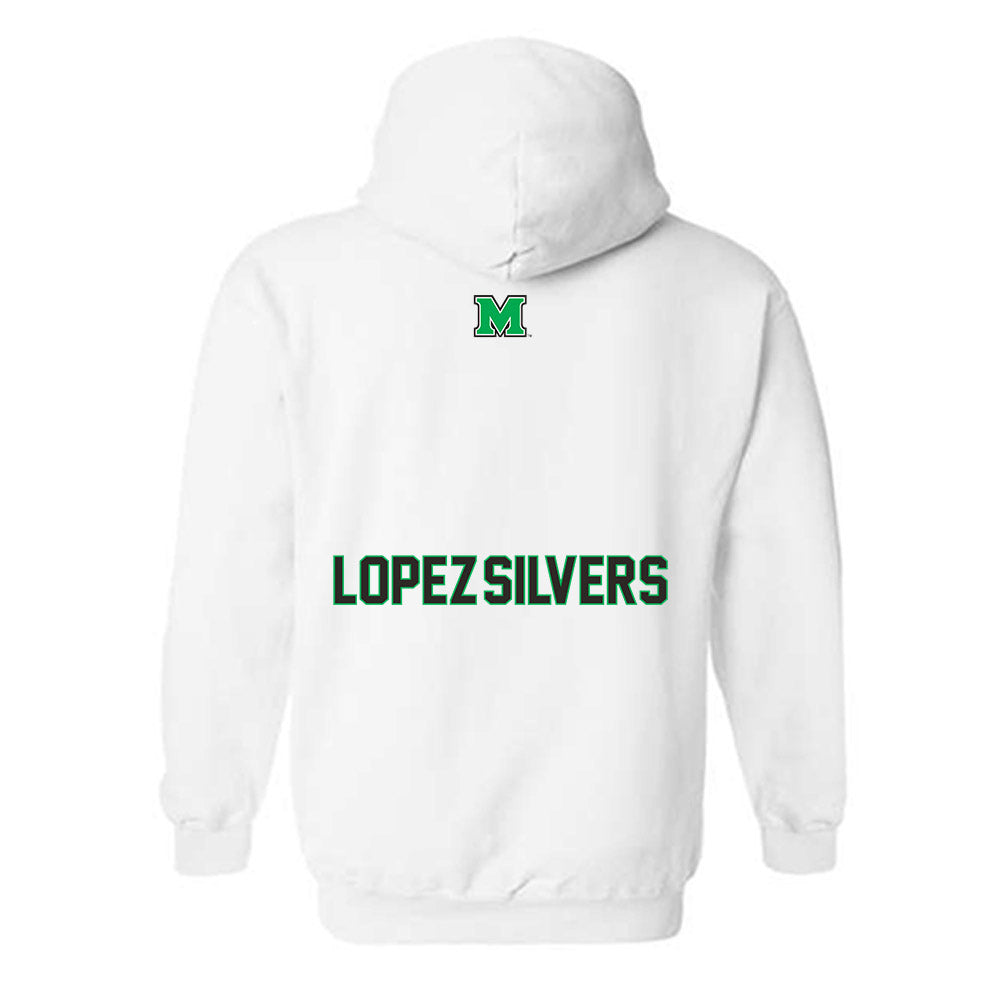 Marshall - NCAA Women's Swimming & Diving : Leigh Lopez-Silvers - Generic Shersey Hooded Sweatshirt