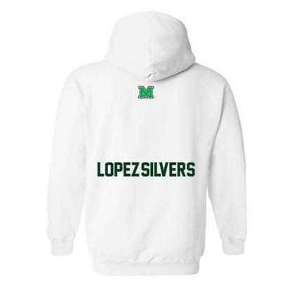 Marshall - NCAA Women's Swimming & Diving : Leigh Lopez-Silvers - Generic Shersey Hooded Sweatshirt