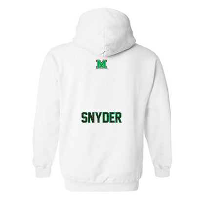 Marshall - NCAA Men's Track & Field : Jackson Snyder - Generic Shersey Hooded Sweatshirt