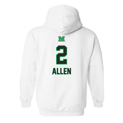 Marshall - NCAA Football : Michael Allen - Generic Shersey Hooded Sweatshirt-1