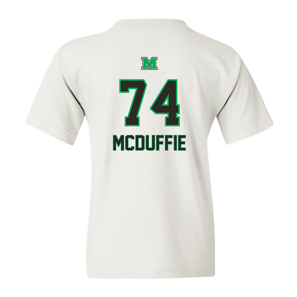 Marshall - NCAA Football : Tyler McDuffie - Generic Shersey Youth T-Shirt-1