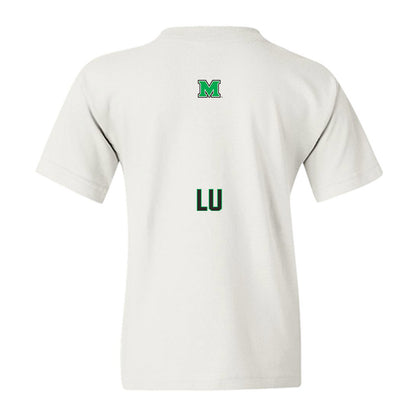 Marshall - NCAA Women's Swimming & Diving : Esther Lu - Generic Shersey Youth T-Shirt-1