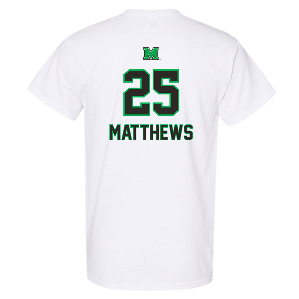 Marshall - NCAA Women's Basketball : Mahogany Matthews - Generic Shersey T-Shirt