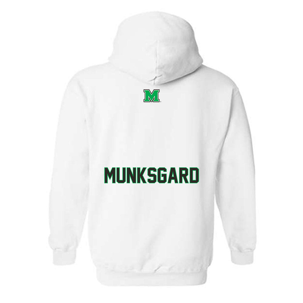 Marshall - NCAA Women's Swimming & Diving : Larissa Munksgard - Generic Shersey Hooded Sweatshirt