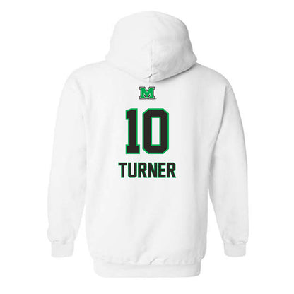 Marshall - NCAA Football : Ben Turner - Generic Shersey Hooded Sweatshirt-1