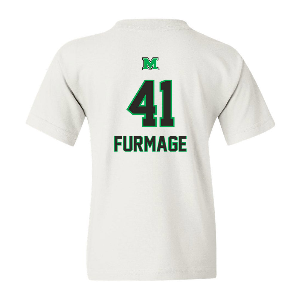 Marshall - NCAA Baseball : Caleb Furmage - Generic Shersey Youth T-Shirt