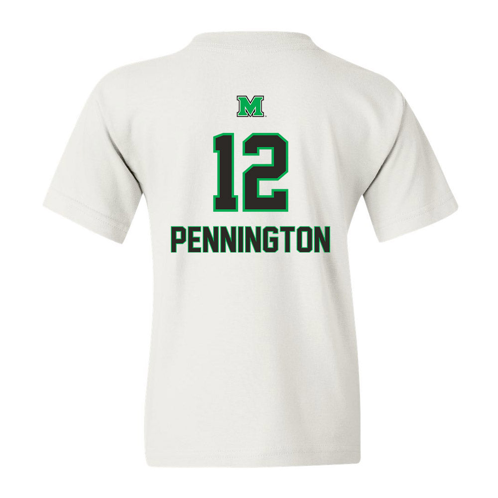 Marshall - NCAA Football : Cole Pennington - Generic Shersey Youth T-Shirt