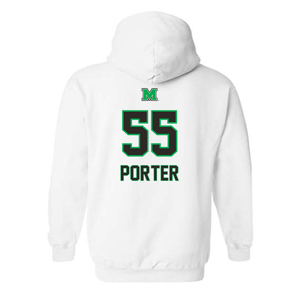 Marshall - NCAA Football : Owen Porter - Generic Shersey Hooded Sweatshirt