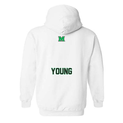 Marshall - NCAA Men's Track & Field : Aj Young - Generic Shersey Hooded Sweatshirt