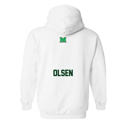 Marshall - NCAA Women's Track & Field : Jenna Olsen - Generic Shersey Hooded Sweatshirt-1