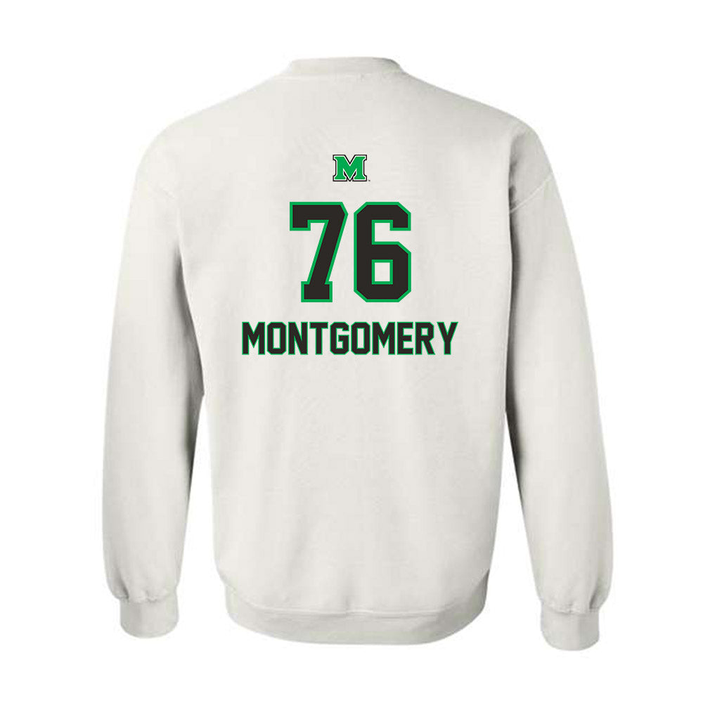 Marshall - NCAA Football : Tariq Montgomery - Generic Shersey Crewneck Sweatshirt