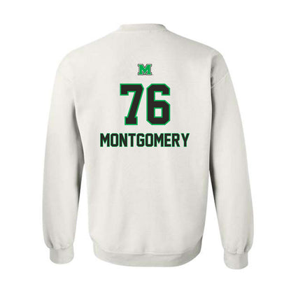 Marshall - NCAA Football : Tariq Montgomery - Generic Shersey Crewneck Sweatshirt