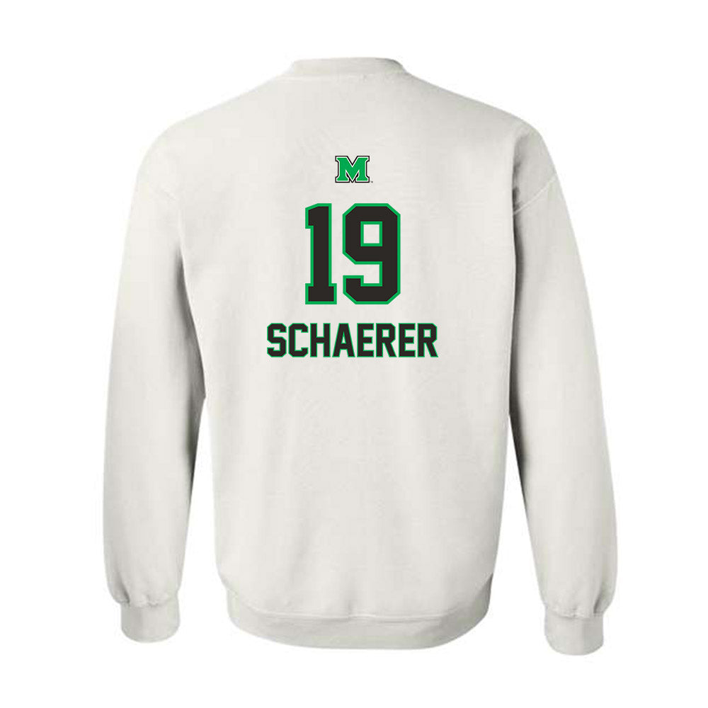 Marshall - NCAA Men's Soccer : Yasha Schaerer - Generic Shersey Crewneck Sweatshirt-1