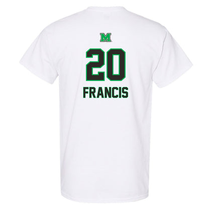 Marshall - NCAA Men's Soccer : Keaviano Francis - Generic Shersey T-Shirt-1