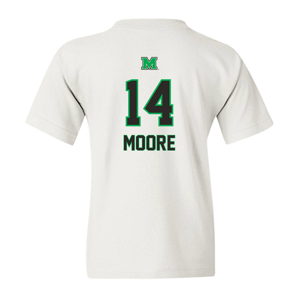 Marshall - NCAA Men's Basketball : Grant Moore - Generic Shersey Youth T-Shirt-1