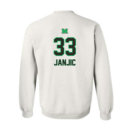 Marshall - NCAA Men's Soccer : Aleksa Janjic - Generic Shersey Crewneck Sweatshirt-1